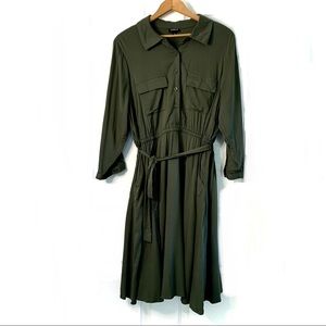 1X Olive Dress TORRID